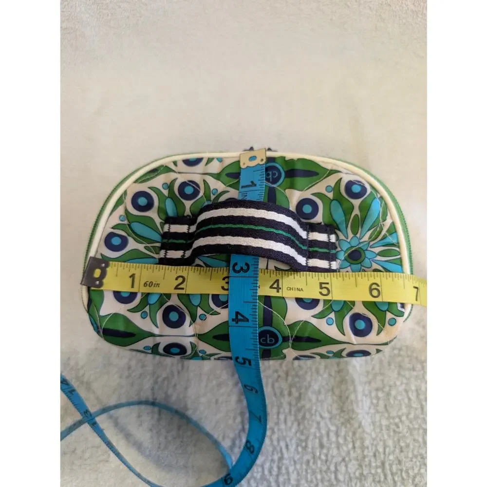 Cinda B Women Accessories, Mosaic Print Quilted Mini Travel Cosmetic Bag